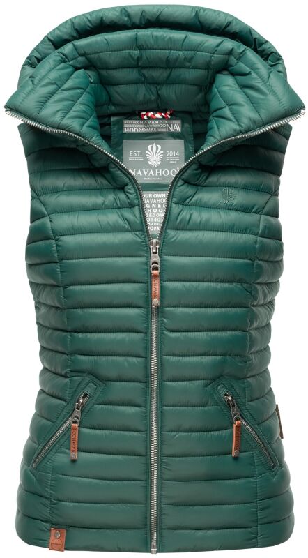 Navahoo Shadaa leichte Damen Stepp Weste B696 Ocean Green Größe XL - Gr. 42