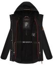 Marikoo Babetaa Damen Übergangs Jacke wasserabweisend Parka B861 Schwarz-Gr.XS