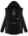 Marikoo Babetaa Damen Übergangs Jacke wasserabweisend Parka B861 Schwarz-Gr.XS