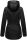 Marikoo Babetaa Damen Übergangs Jacke wasserabweisend Parka B861 Schwarz-Gr.XL