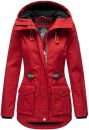 Marikoo Babetaa Damen Übergangs Jacke wasserabweisend Parka B861 Cherry-Gr.L