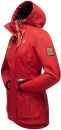 Marikoo Babetaa Damen Übergangs Jacke wasserabweisend Parka B861 Cherry-Gr.L