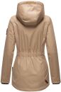 Marikoo Babetaa Damen Übergangs Jacke wasserabweisend Parka B861 Sand-Gr.S