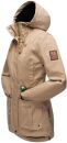 Marikoo Babetaa Damen Übergangs Jacke wasserabweisend Parka B861 Sand-Gr.S