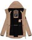 Marikoo Babetaa Damen Übergangs Jacke wasserabweisend Parka B861 Sand-Gr.S