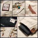 Marikoo Babetaa Damen Übergangs Jacke wasserabweisend Parka B861 Sand-Gr.S