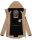 Marikoo Babetaa Damen Übergangs Jacke wasserabweisend Parka B861 Sand-Gr.S