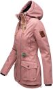 Marikoo Babetaa Damen Übergangs Jacke wasserabweisend Parka B861 D.Rosa-Gr.L