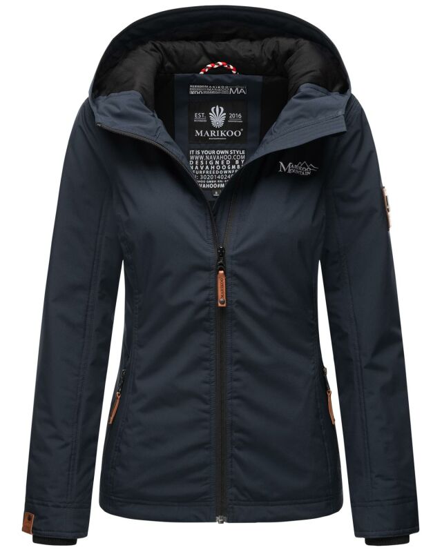 Marikoo Brombeere Damen Jacke B862 Navy Größe XS - Gr. 34