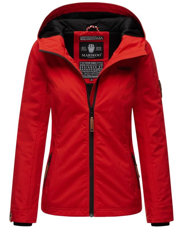 Marikoo Brombeere Damen Jacke B862 Rot Größe XXL - Gr. 44
