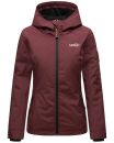 Marikoo Brombeere Damen Jacke B862 Weinrot Größe XXL - Gr. 44