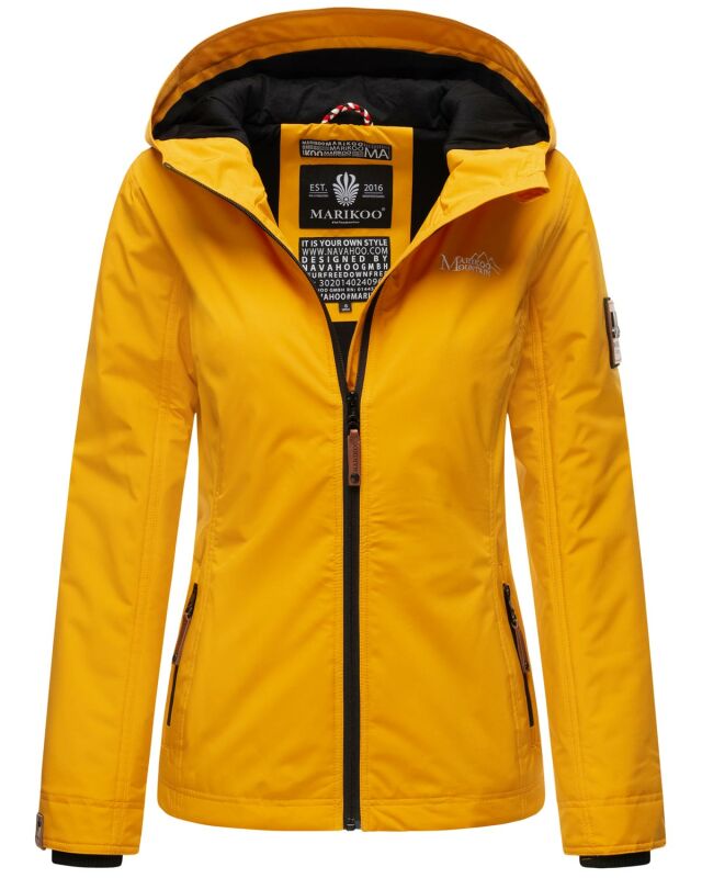 Marikoo Brombeere Damen Jacke B862 Gelb Größe XXL - Gr. 44