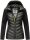 Navahoo Nimm mich mit Damen Fleece Hybrid Jacke Trekking Wanderjacke B852 Schwarz-Gr.XS