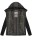 Navahoo Nimm mich mit Damen Fleece Hybrid Jacke Trekking Wanderjacke B852 Schwarz-Gr.S