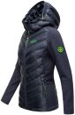 Navahoo Nimm mich mit Damen Fleece Hybrid Jacke Trekking Wanderjacke B852 Navy-Gr.M