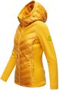 Navahoo Nimm mich mit Damen Fleece Hybrid Jacke Trekking Wanderjacke B852 Gelb-Gr.XS