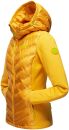 Navahoo Nimm mich mit Damen Fleece Hybrid Jacke Trekking Wanderjacke B852 Gelb-Gr.XS