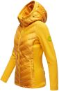 Navahoo Nimm mich mit Damen Fleece Hybrid Jacke Trekking Wanderjacke B852 Gelb-Gr.M