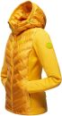 Navahoo Nimm mich mit Damen Fleece Hybrid Jacke Trekking Wanderjacke B852 Gelb-Gr.M