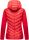 Navahoo Nimm mich mit Damen Fleece Hybrid Jacke Trekking Wanderjacke B852 Rot-Gr.XS