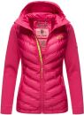 Navahoo Nimm mich mit Damen Fleece Hybrid Jacke Trekking Wanderjacke B852 Pink-Gr.L
