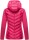 Navahoo Nimm mich mit Damen Fleece Hybrid Jacke Trekking Wanderjacke B852 Pink-Gr.L