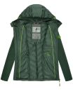 Navahoo Nimm mich mit Damen Fleece Hybrid Jacke Trekking Wanderjacke B852 Dunkelgrün-Gr.XS