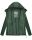 Navahoo Nimm mich mit Damen Fleece Hybrid Jacke Trekking Wanderjacke B852 Dunkelgrün-Gr.XS