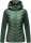 Navahoo Nimm mich mit Damen Fleece Hybrid Jacke Trekking Wanderjacke B852 Dunkelgrün-Gr.S