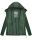 Navahoo Nimm mich mit Damen Fleece Hybrid Jacke Trekking Wanderjacke B852 Dunkelgrün-Gr.L