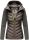 Navahoo Nimm mich mit Damen Fleece Hybrid Jacke Trekking Wanderjacke B852 Dunkelgrau-Gr.S