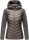 Navahoo Nimm mich mit Damen Fleece Hybrid Jacke Trekking Wanderjacke B852 Dunkelgrau-Gr.S