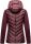 Navahoo Nimm mich mit Damen Fleece Hybrid Jacke Trekking Wanderjacke B852 Aubergine-Gr.XL