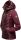 Navahoo Nimm mich mit Damen Fleece Hybrid Jacke Trekking Wanderjacke B852 Aubergine-Gr.XL