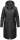 Navahoo Josinaa Damen leichte Damen Übergangs Jacke Mantel mit Kapuze B863 Schwarz-Gr.XS