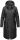 Navahoo Josinaa Damen leichte Damen Übergangs Jacke Mantel mit Kapuze B863 Schwarz-Gr.S