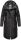 Navahoo Josinaa Damen leichte Damen Übergangs Jacke Mantel mit Kapuze B863 Schwarz-Gr.M