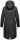 Navahoo Josinaa Damen leichte Damen Übergangs Jacke Mantel mit Kapuze B863 Schwarz-Gr.M