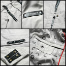 Navahoo Josinaa Damen leichte Damen Übergangs Jacke Mantel mit Kapuze B863 Schwarz-Gr.XXL