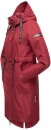 Navahoo Josinaa Damen leichte Damen Übergangs Jacke Mantel mit Kapuze B863 Bordeaux-Gr.XS