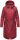Navahoo Josinaa Damen leichte Damen Übergangs Jacke Mantel mit Kapuze B863 Bordeaux-Gr.XS