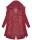 Navahoo Josinaa Damen leichte Damen Übergangs Jacke Mantel mit Kapuze B863 Bordeaux-Gr.XS