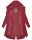 Navahoo Josinaa Damen leichte Damen Übergangs Jacke Mantel mit Kapuze B863 Bordeaux-Gr.XS