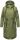 Navahoo Josinaa Damen leichte Damen Übergangs Jacke Mantel mit Kapuze B863 Olive-Gr.S