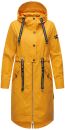 Navahoo Josinaa Damen leichte Damen Übergangs Jacke Mantel mit Kapuze B863 Gelb-Gr.XS