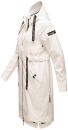 Navahoo Josinaa Damen leichte Damen Übergangs Jacke Mantel mit Kapuze B863 Weiss-Gr.XS
