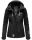 Marikoo Kleinezicke Damen Outdoor  Softshell Jacke Übergangsjacke B864 Schwarz-Gr.M