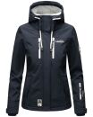 Marikoo Kleinezicke Damen Outdoor  Softshell Jacke Übergangsjacke B864 Blau-Gr.XS