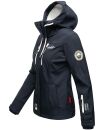 Marikoo Kleinezicke Damen Outdoor  Softshell Jacke Übergangsjacke B864 Blau-Gr.S
