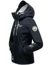 Marikoo Kleinezicke Damen Outdoor  Softshell Jacke Übergangsjacke B864 Blau-Gr.S